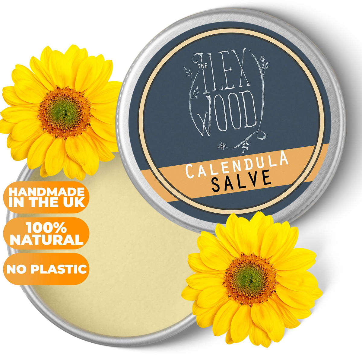 The Ilex Wood salve applied to a healed tattoo for soothing aftercare
