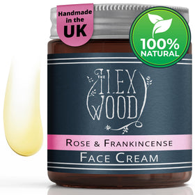 The Ilex Wood applied to hand demonstrating absorbent, non-greasy finish benefit