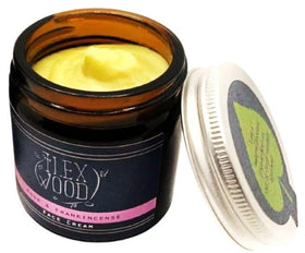 The Ilex Wood front jar view highlighting natural 60ml packaging and elegant label