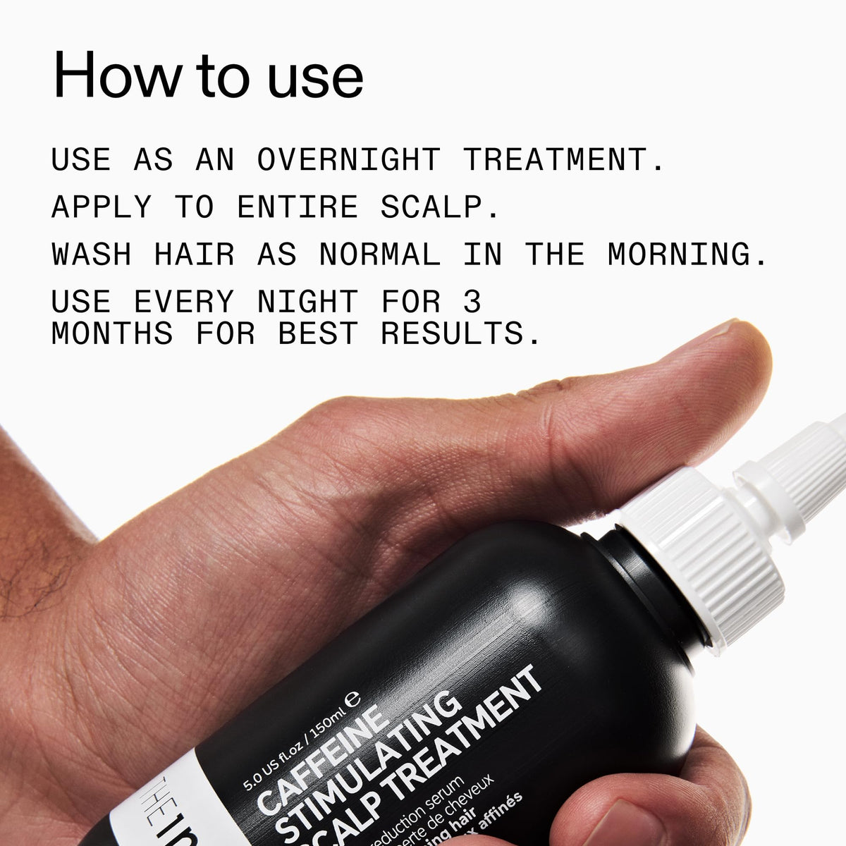 The INKEY List bottle pump and dispense detail for easy nighttime application