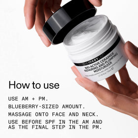The INKEY List ingredient label close-up showing bio-active ceramides and clear formulation benefit