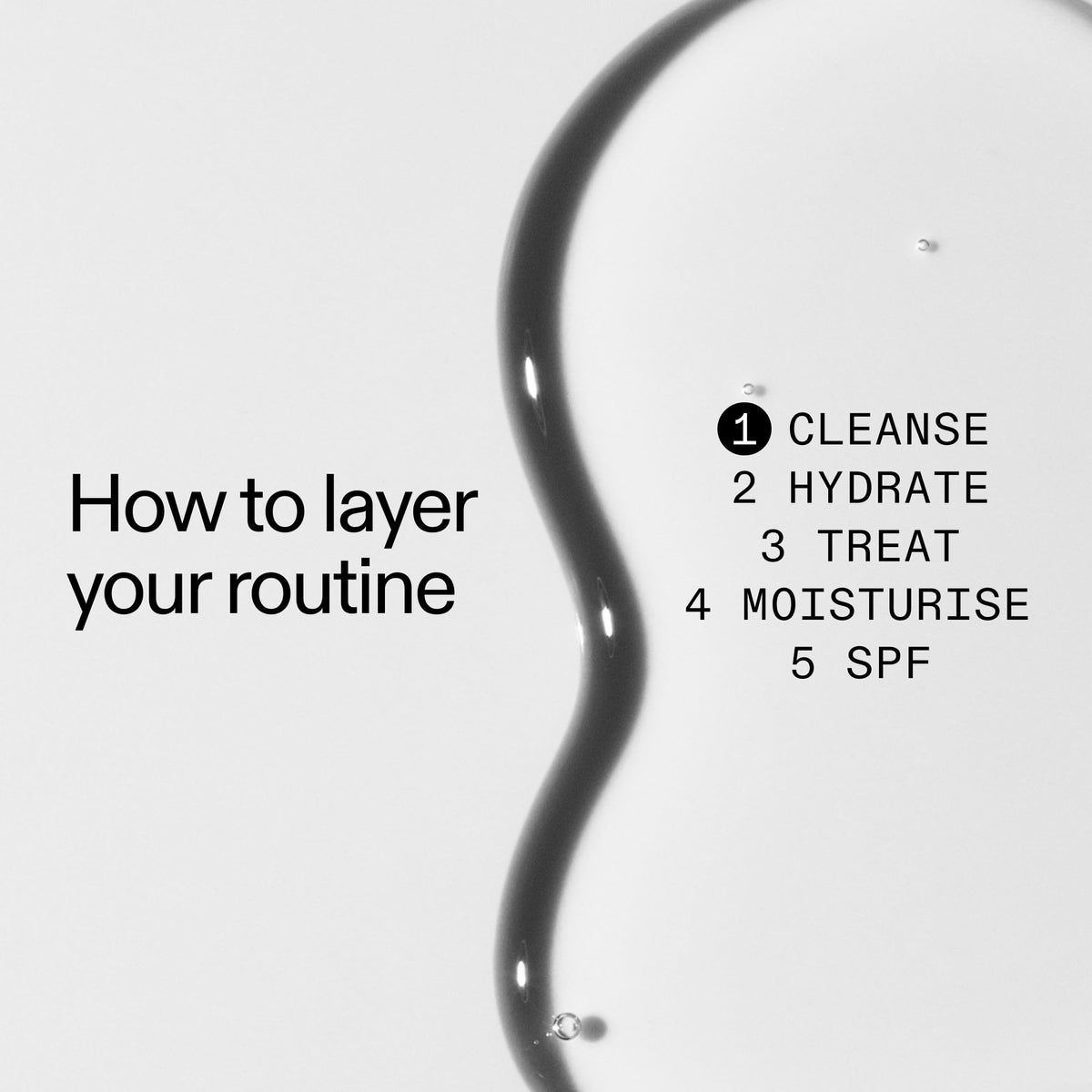 The INKEY List foaming cleanser in hand, demonstrates easy rinse-off benefit