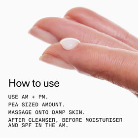 The INKEY List serum placed among other skincare for easy layering routine