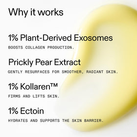The INKEY List ingredients label showing key actives for renewal benefit