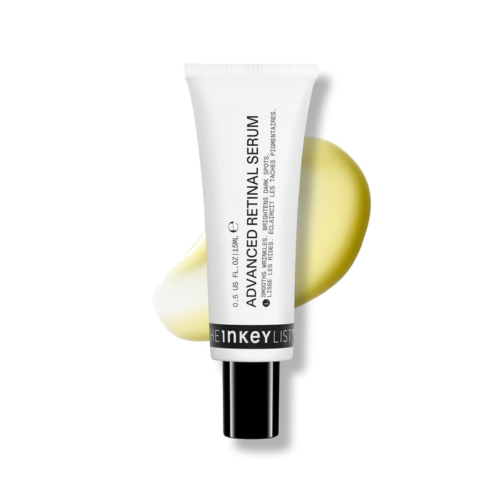 The INKEY List front bottle showing product and branding for confident anti-aging care