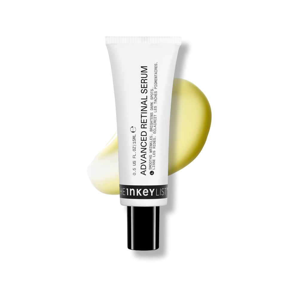 The INKEY List front bottle showing product and branding for confident anti-aging care