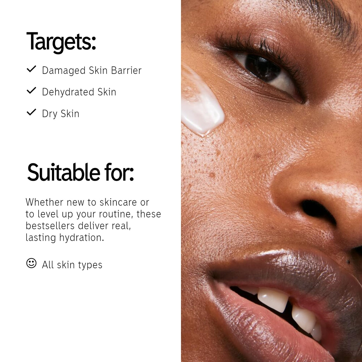 The INKEY List Hyaluronic Acid Serum dropper releasing a hydrating drop for plumper skin