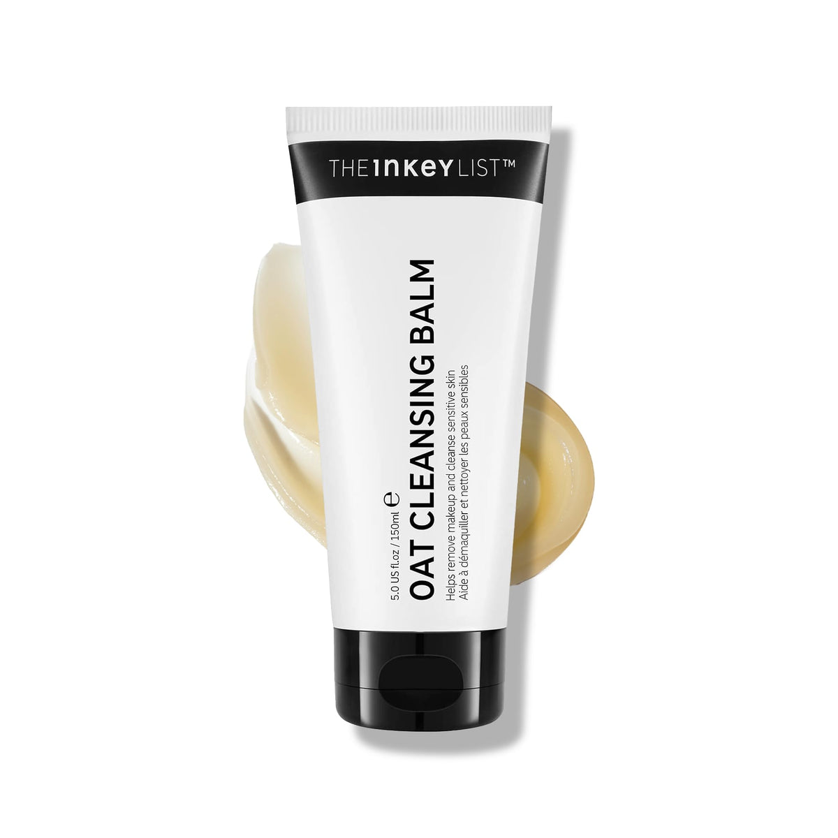 The INKEY List front tube view showing product branding and convenient squeeze tube