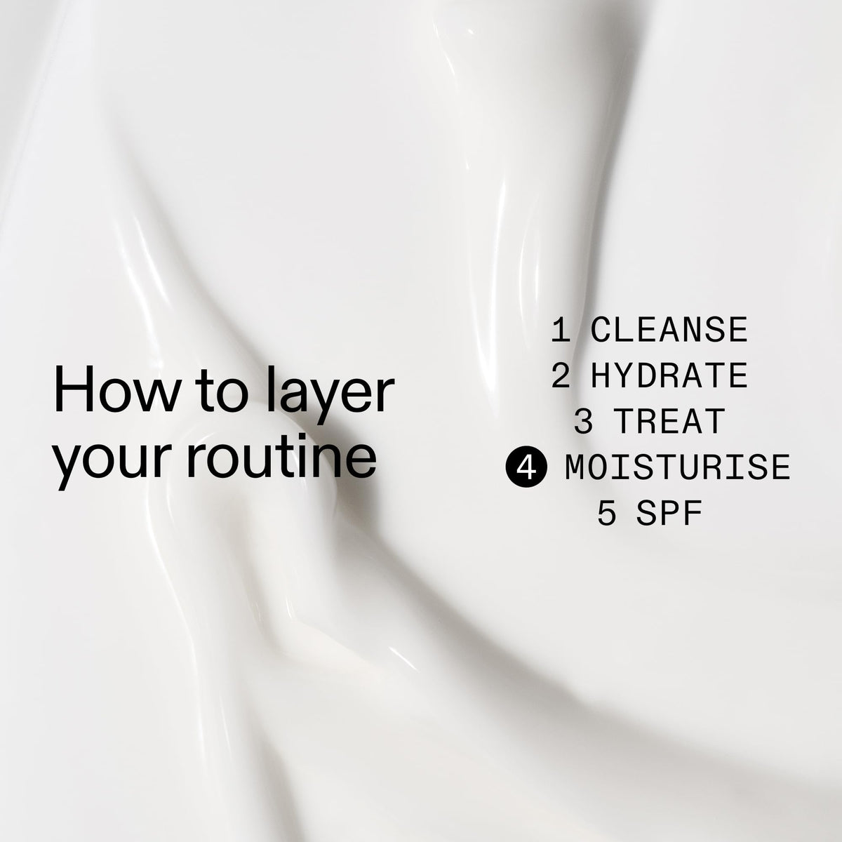 The INKEY List close-up ingredient label highlighting key actives benefit