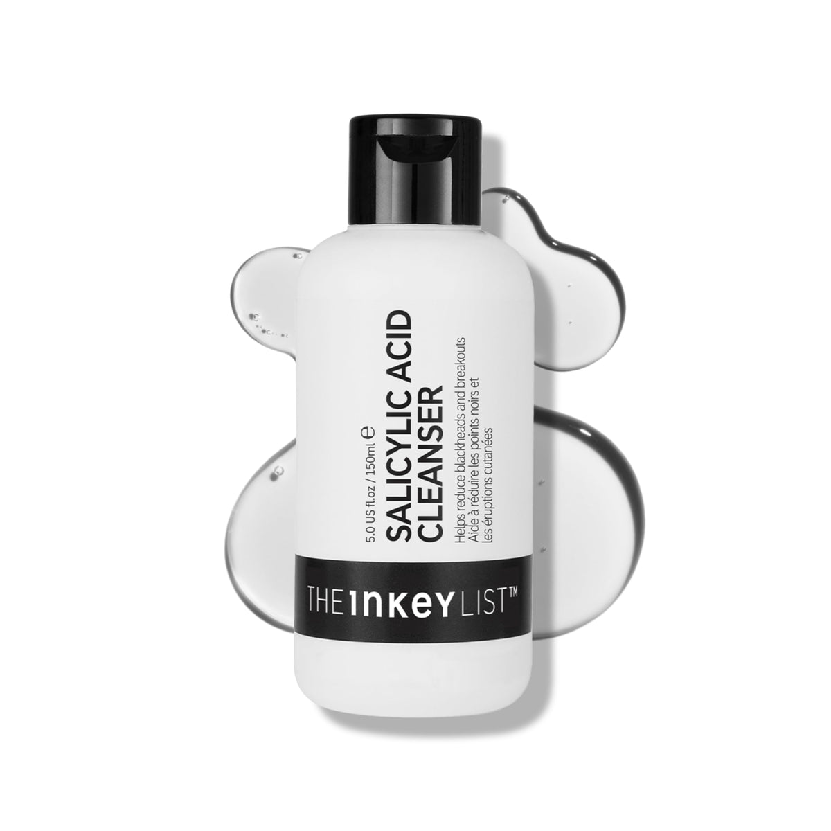The INKEY List front packaging showing product and brand, promotes clear skin
