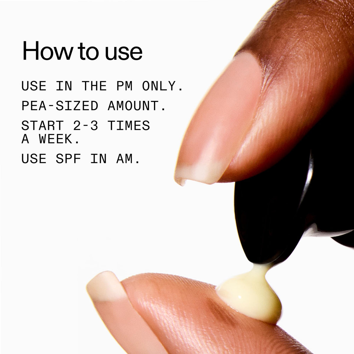 The INKEY List in a bathroom routine scene conveying nightly retinol use and convenience