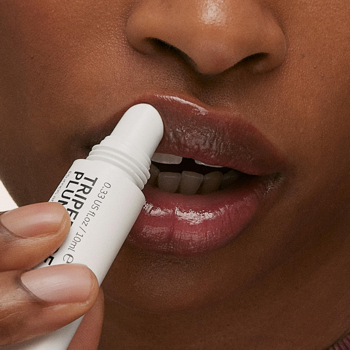 The INKEY List ingredients panel close-up showing tripeptide and hydration benefit