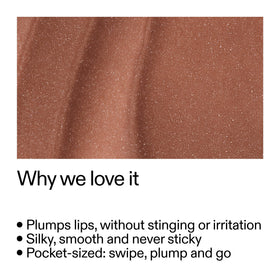 The INKEY List texture swipe showing smooth balm texture for instant hydration benefit