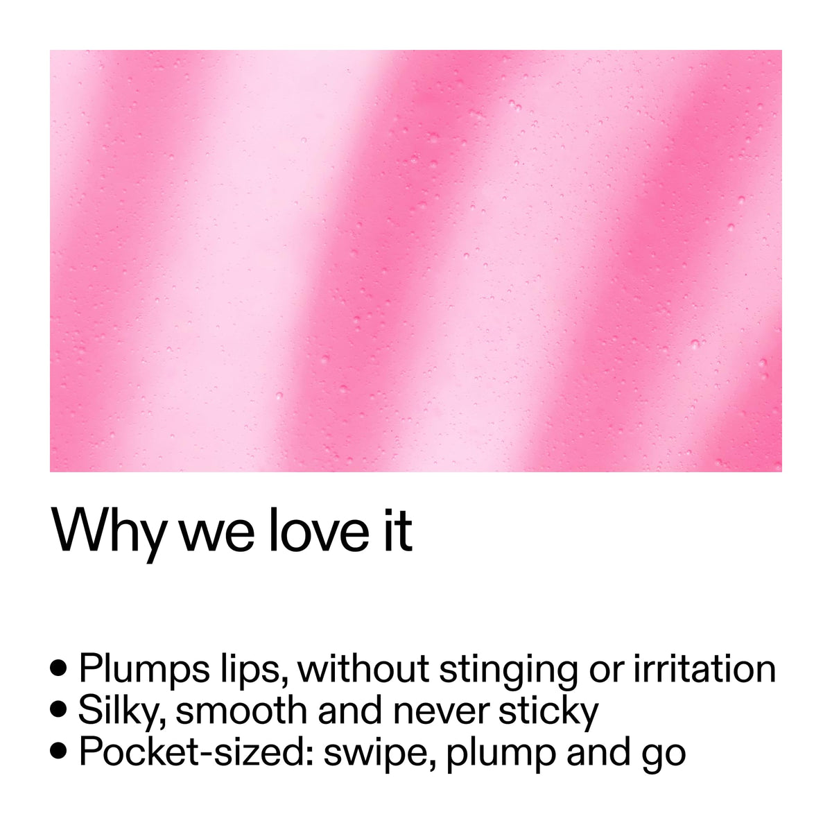 The INKEY List close-up of balm texture demonstrating smooth, non-sticky finish and hydration
