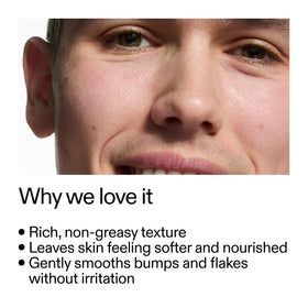 The INKEY List cream texture close-up demonstrating lightweight absorption