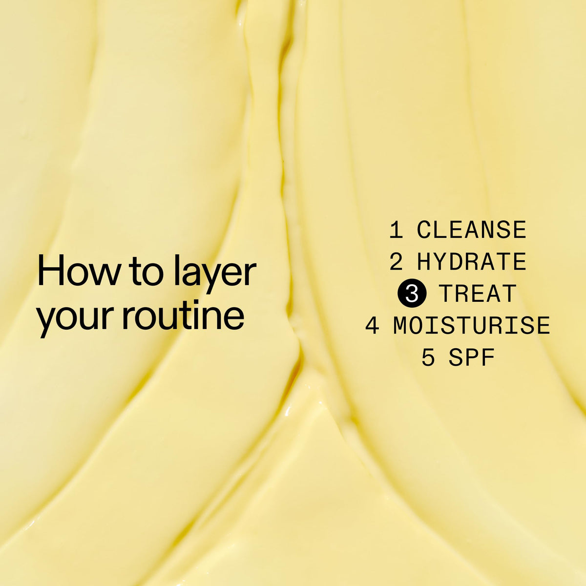 The INKEY List serum on hand demonstrating pea-sized application and control