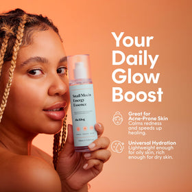 The Klog ingredient label with snail mucin and wild yam highlighted for transparency