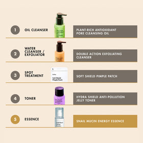 The Klog bottle styled on a bathroom shelf, conveying everyday clean skincare appeal