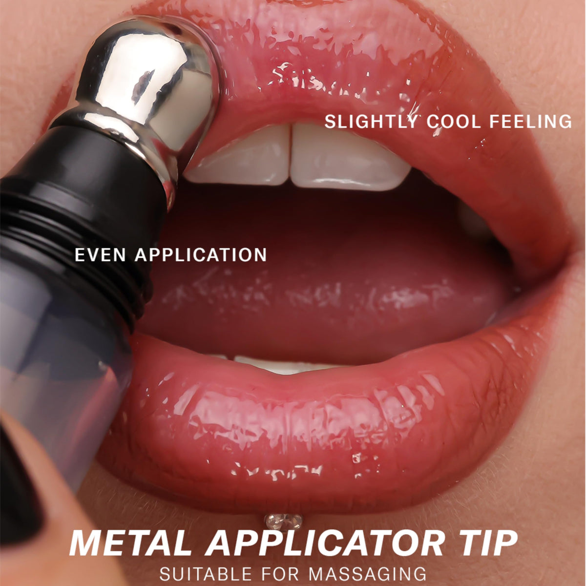 Gloss tucked inside a purse scene highlighting The Lip Bar convenience and travel use