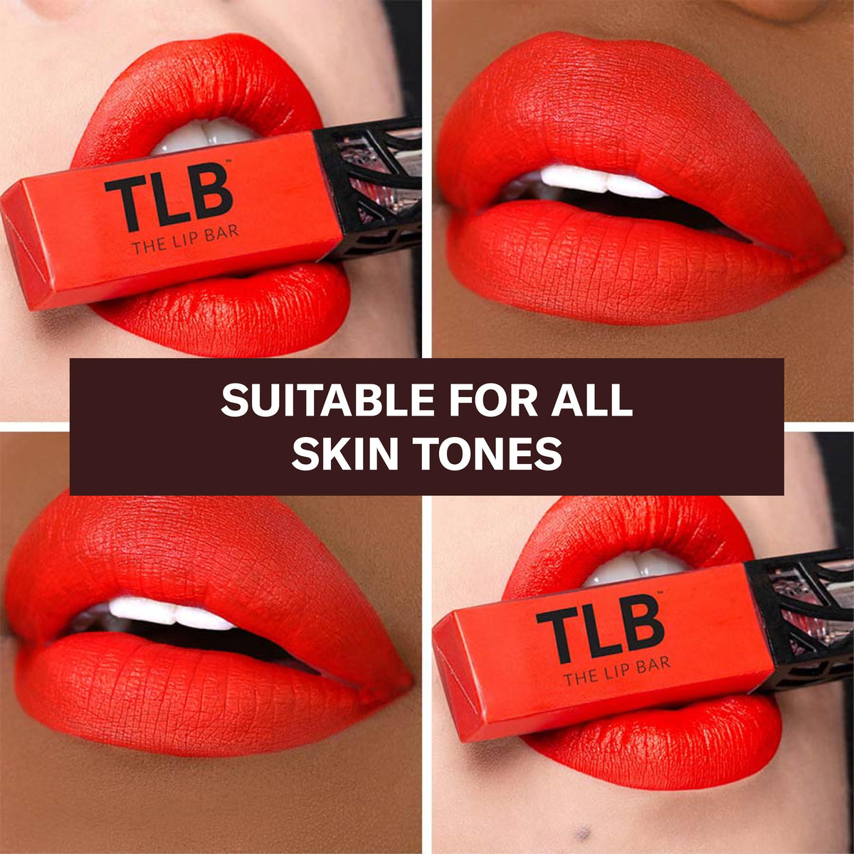 The Lip Bar doe-foot applicator loaded with Boy Trouble for smooth one-swipe application