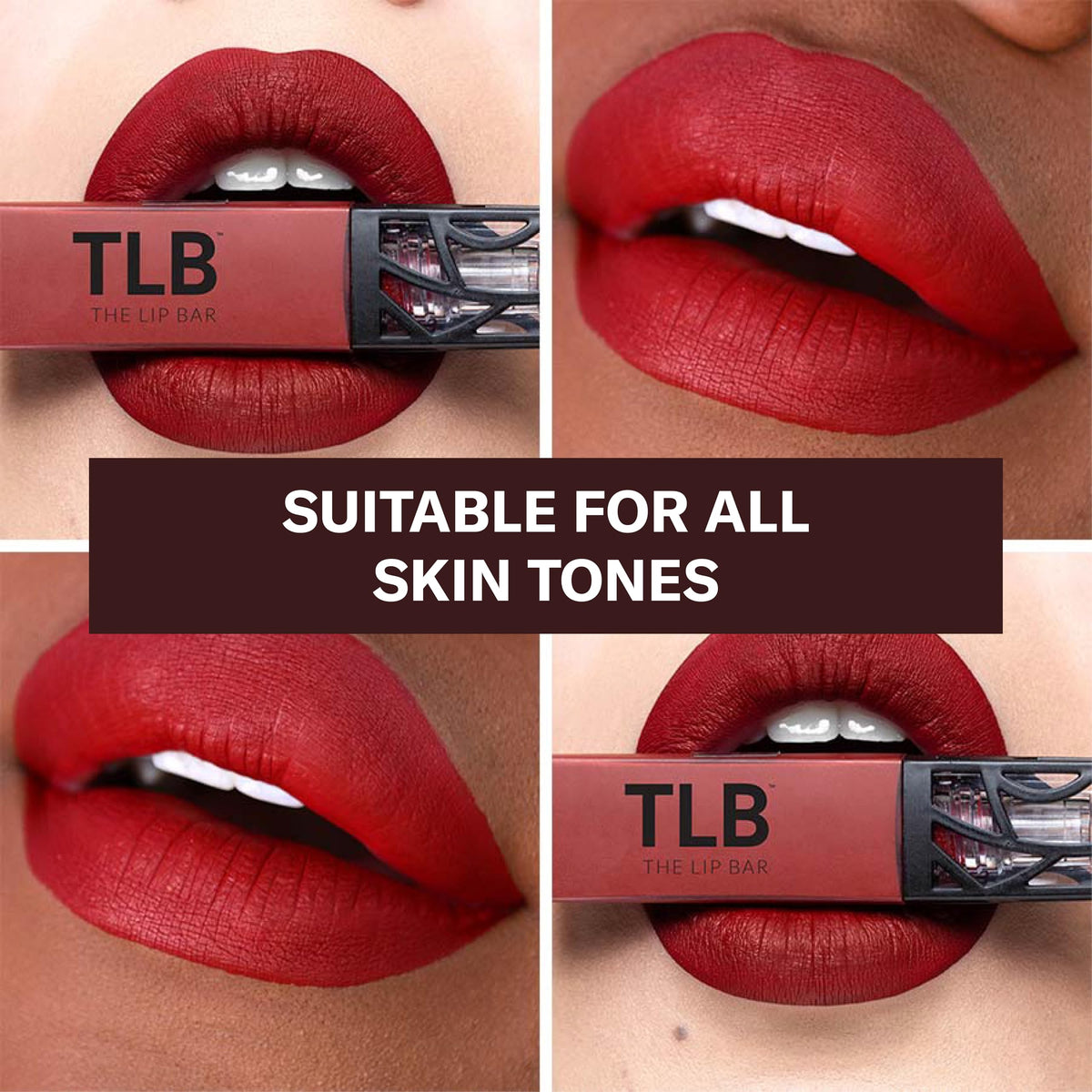 The Lip Bar Brickhouse open wand applicator demonstrating precise, easy application