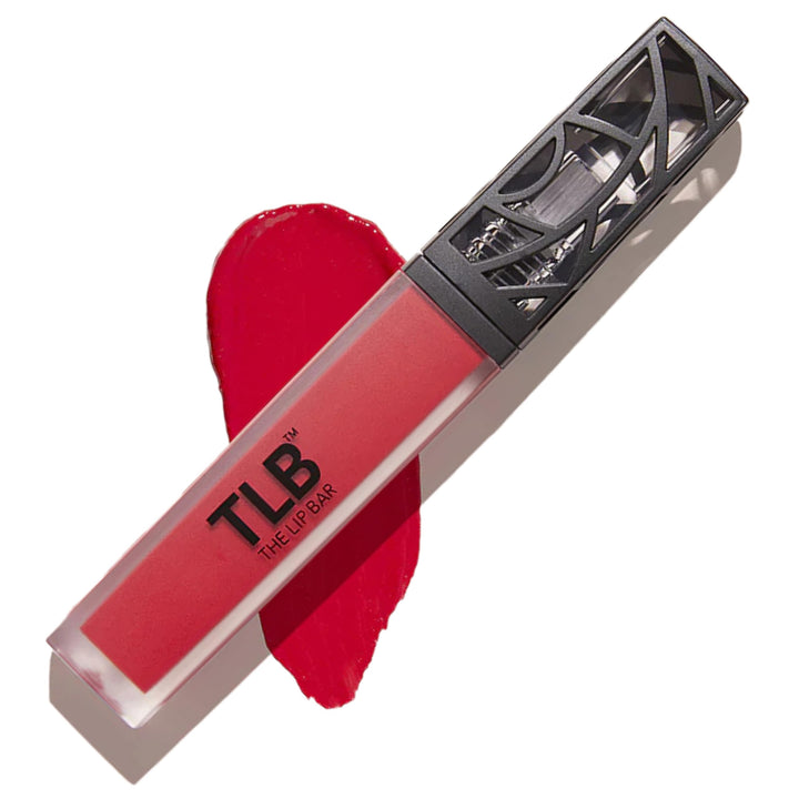 The Lip Bar front packaging showing Haute Mess and product size, clear branding and benefit
