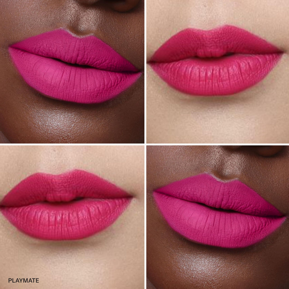 The Lip Bar on model daytime look showing wearable matte color and confidence