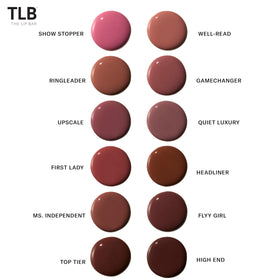 The Lip Bar gloss placed in a beauty routine setup suggesting everyday wearability
