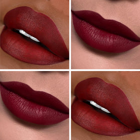The Lip Bar label and ingredients detail highlighting jojoba oil and vitamin E benefits
