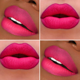 The Lip Bar Muse in a lifestyle evening look, elevates bold makeup outfits