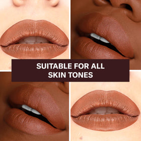 The Lip Bar Naturalista applicator close-up showing precise tip for clean lines
