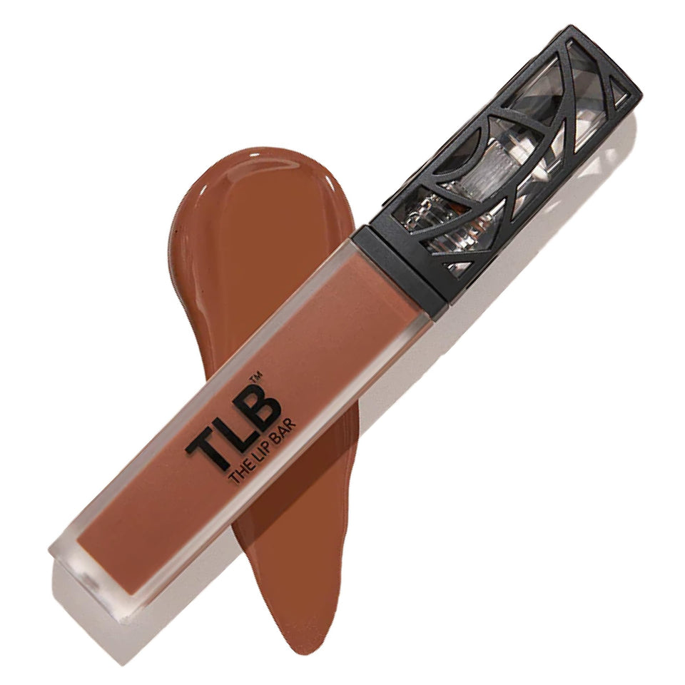 The Lip Bar Naturalista front packaging showing shade and compact design benefits