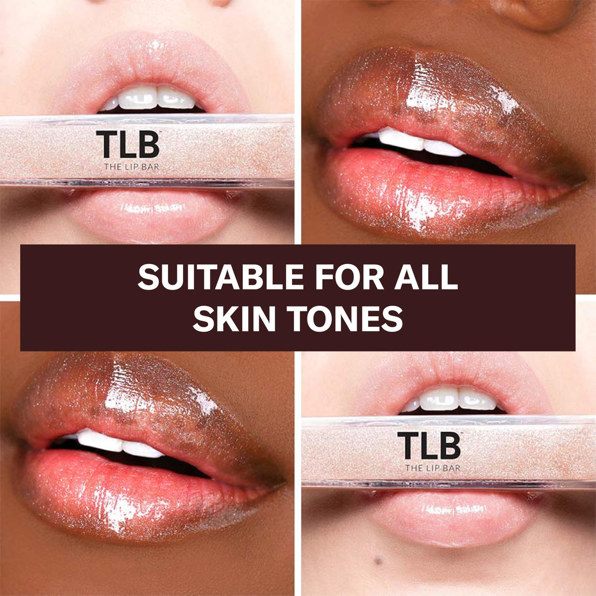 The Lip Bar Trophy Wife texture close-up highlighting silky, non-sticky finish and hydrating oils benefit