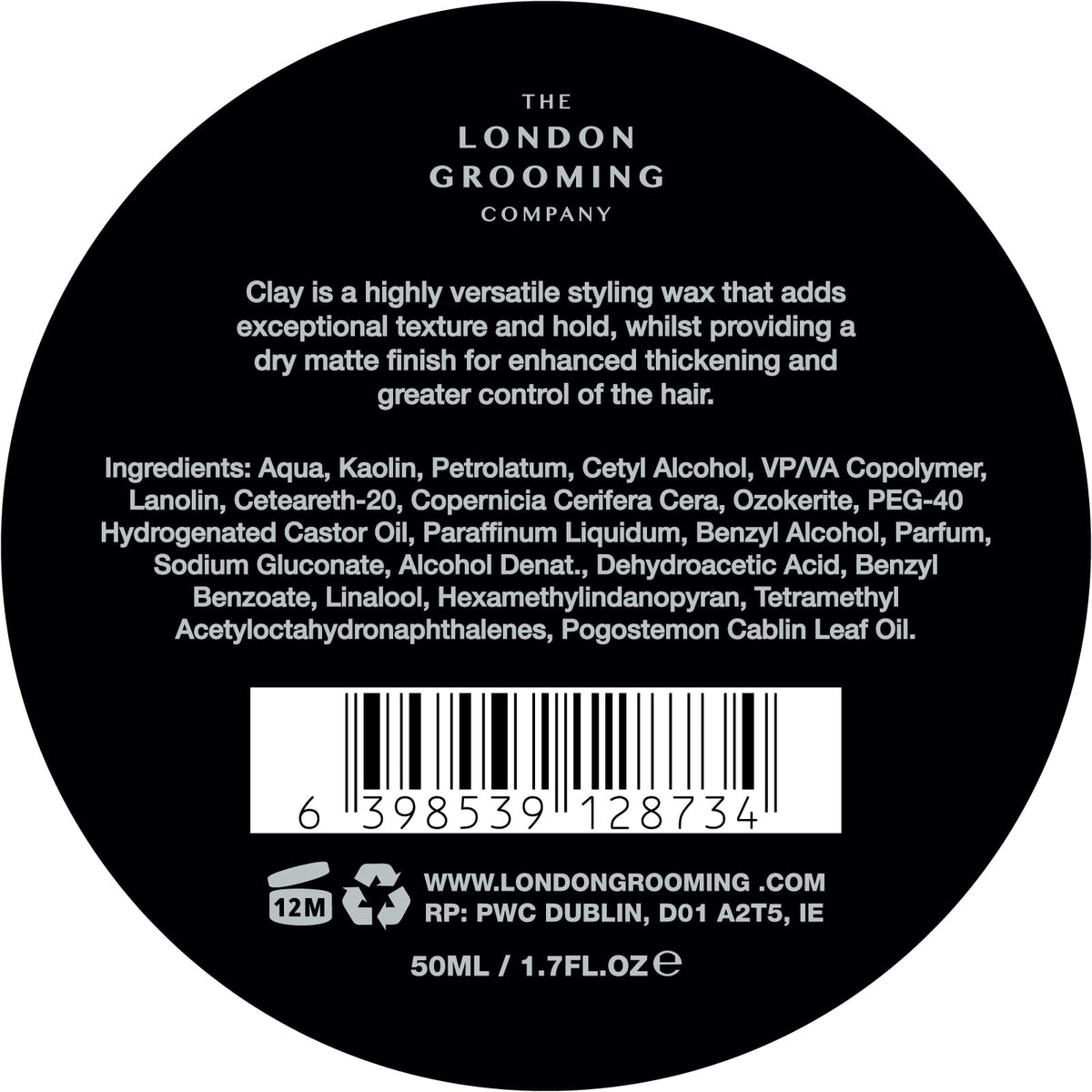 The London Grooming Company rinsing out from hair showing easy wash out and low residue