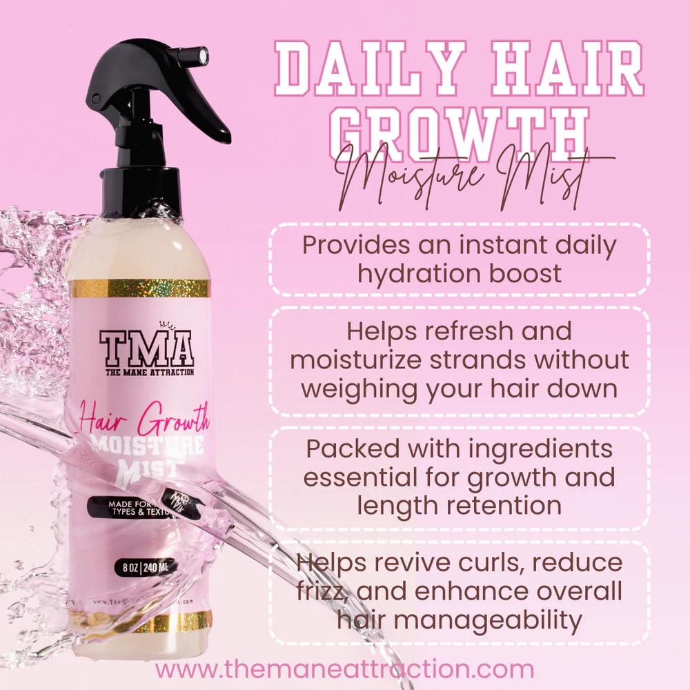 The Mane Attraction close-up texture of mist droplets highlighting lightweight absorption