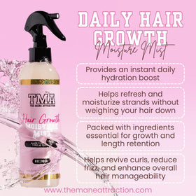 The Mane Attraction close-up texture of mist droplets highlighting lightweight absorption