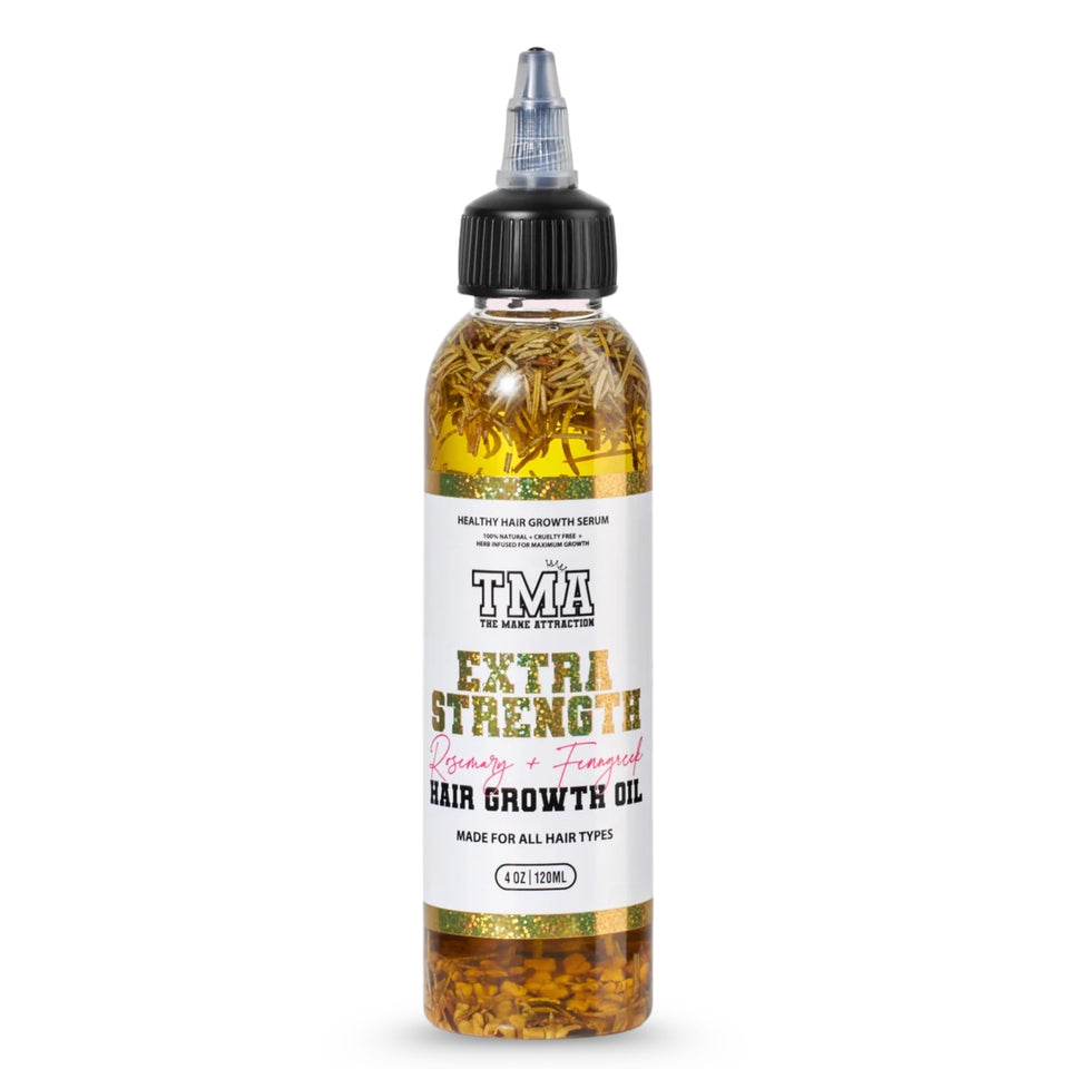 The Mane Attraction front bottle showing packaging and size benefit