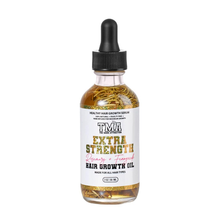 The Mane Attraction front bottle showing label and 2 fl oz size for clear identification and benefit