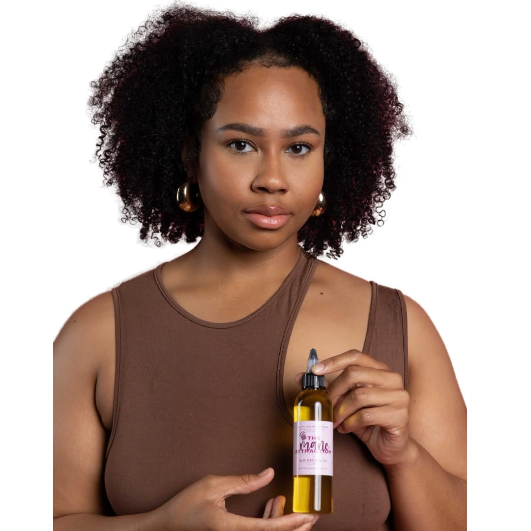 The Mane Attraction bottle in bathroom routine showing daily-use convenience