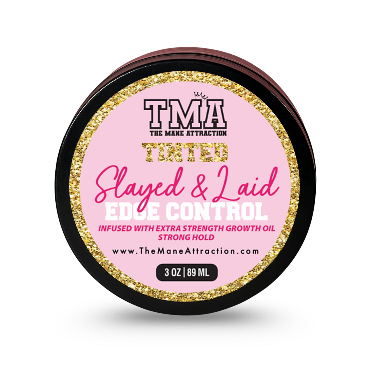 The Mane Attraction product label listing botanical ingredients and clean formula
