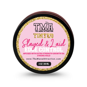 The Mane Attraction product label listing botanical ingredients and clean formula