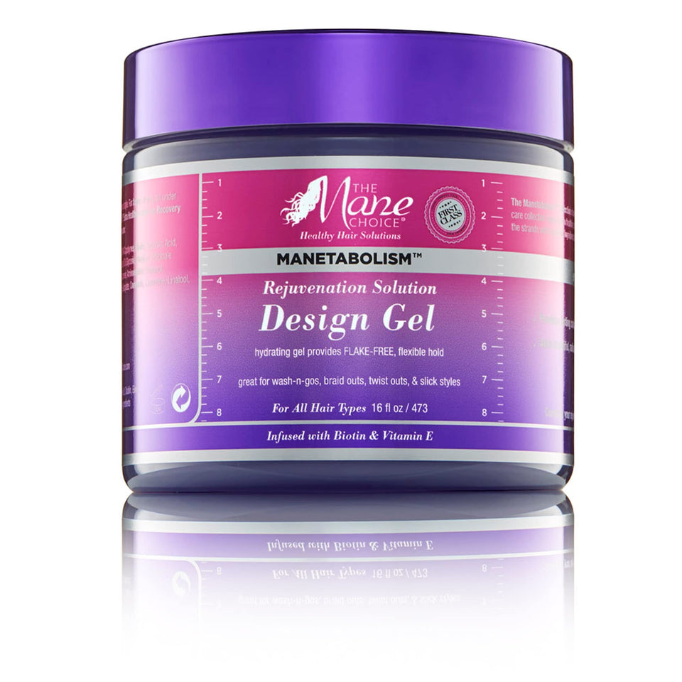 The Mane Choice front jar showing product branding and jar design for easy identification