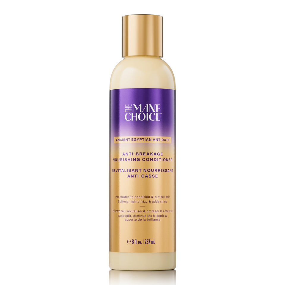 The Mane Choice front packaging showing product name and benefits for hydration