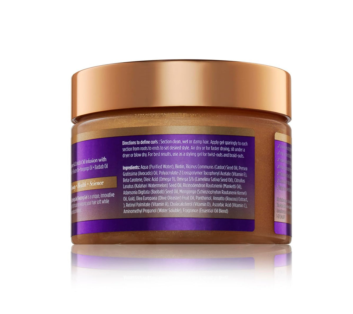 The Mane Choice label close-up showing ingredients and clean-formula benefit