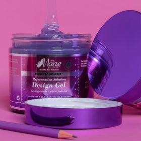 The Mane Choice 16 oz jar next to a hand for size comparison and long-lasting value