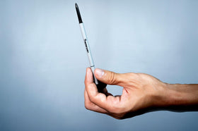 The Men Pen used in a bathroom grooming scene for daily use