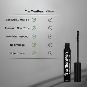 The Men Pen precision applicator close-up for accurate eyebrow and beard shaping