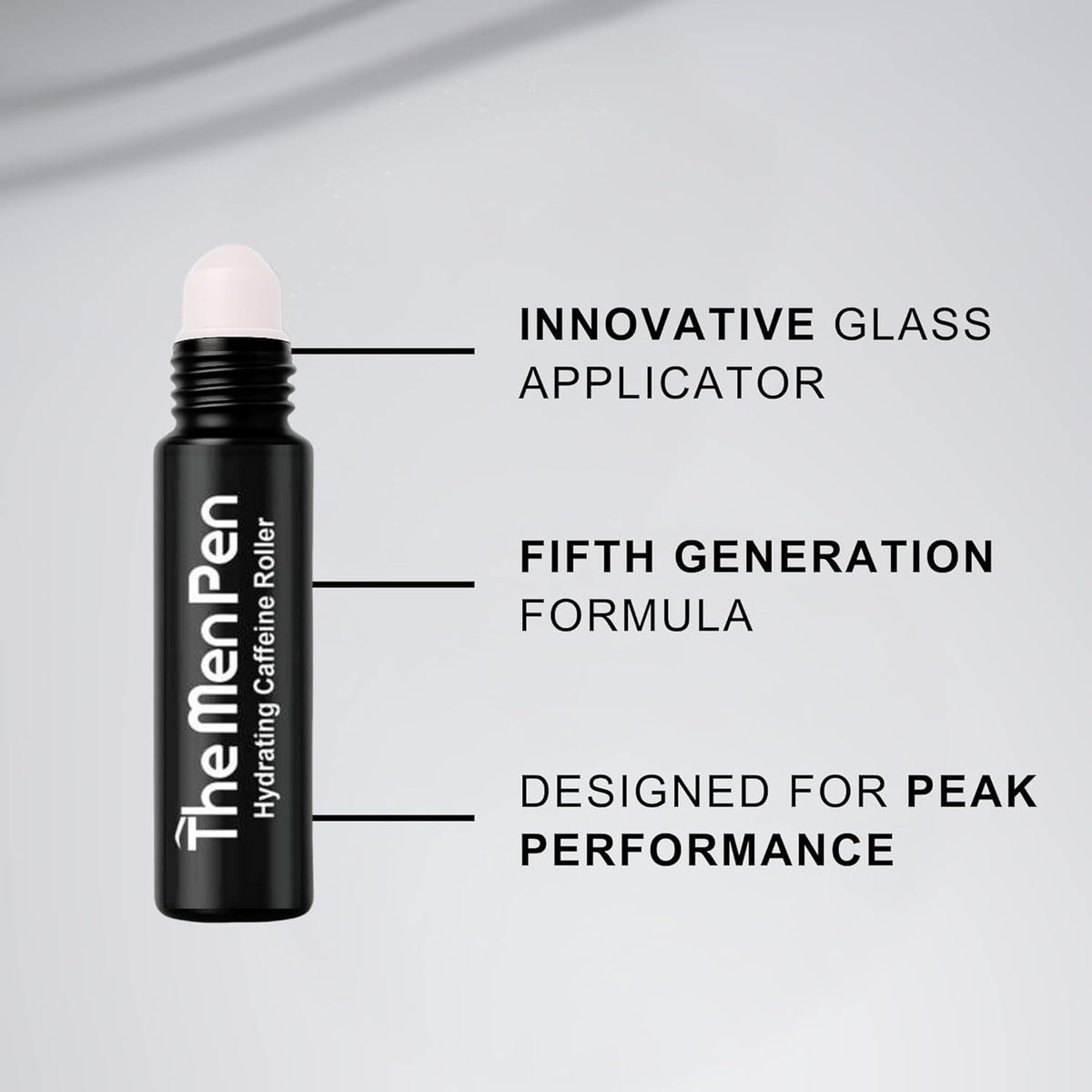 The Men Pen products beside a coin showing compact size and portability benefit