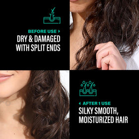 The-Mix-Up pouring Batana oil into hand for easy application benefit