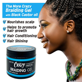 The MORE applied to hairline demonstrating edge control for neat, styled edges